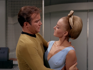 In "By Any Other Name" Kirk seduces his captor