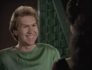 He calls Deanna, "D," so I already don't like him