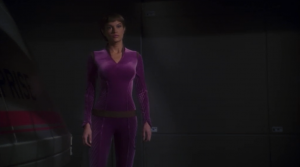 And then T'Pol is there