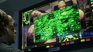 Archer shows pictures of the sphere builder they met