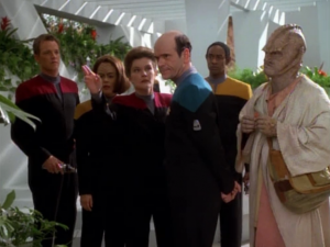 They reprogram the Doctor's eye to see the portals connecting the different environments