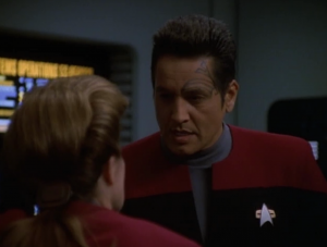 But Chakotay says that one time a scorpion stung a fox