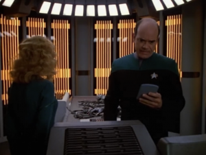 The Doctor tries to figure out a way to slow the assimilation process