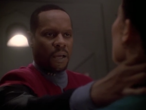 Sisko has to be the crazy guy