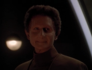 Curzon goes into Odo's body, and rather than the host briefly taking over the body, they meld together