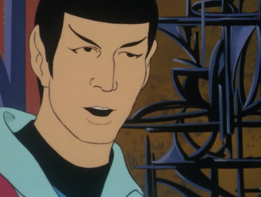 Is there something weird going on with Spock's eyes or have I just been looking at this picture too long?