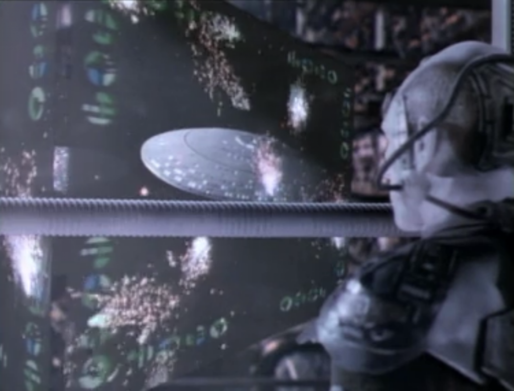 Riker used Locutus' knowledge of Federation procedures against him 