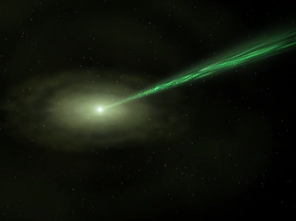 The Borg modify the deflector dish to open some portal