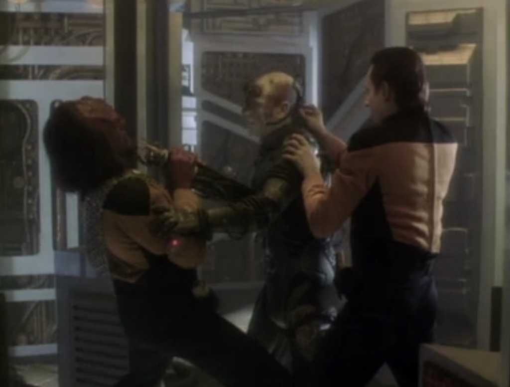 Worf and Data get Locutus!