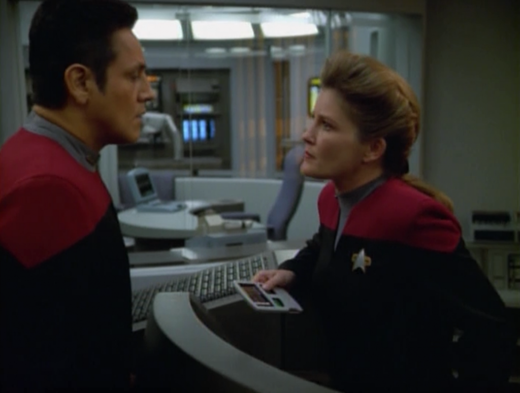 Janeway gets better, and she's not that happy. 
