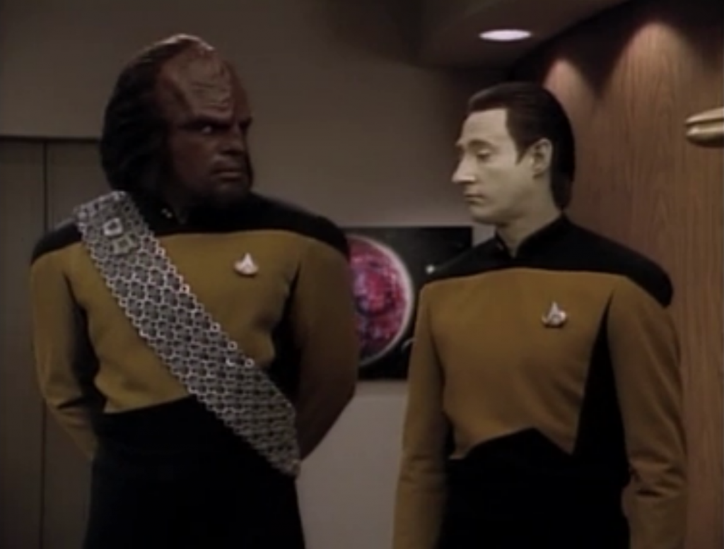 Riker makes Shelby the first officer