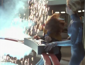 Something goes wrong with the warp core