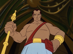 Then a giant clone of the human that came to this planet shows up. He says he's taking Spock and the rest of them should scram