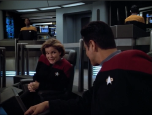 Then Tuvok gets his eyesight back! Oh and Janeway is alive and all that other stuff is restored too