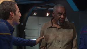 They manage to lock on to his son, but if they rematerialize him, he will die.