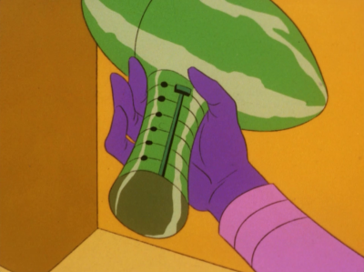 And a weapon!