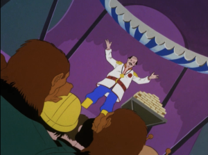 Mudd escaped his punishment on that robot planet and Enterprise catches up with him