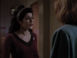 Troi's attitude gets worse. "How do you people live like this?"