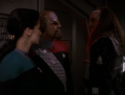 When Kurn wakes up, he asks Worf if they're related and Worf says he has no family :( does that mean no Alexander too?