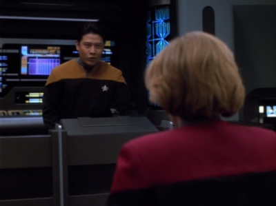 Starfleet is trying to send a message through the Hirogen relay stations