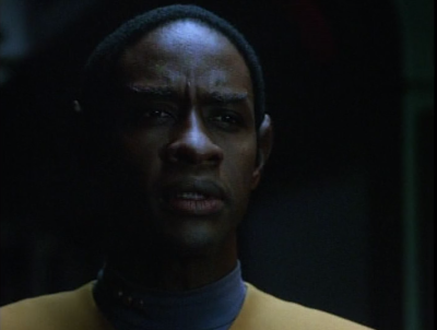 The species 8472 man telepathically tells Tuvok that he just wants to go home