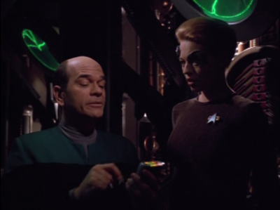 The Doctor thinks she is getting weird because she's repressing memories