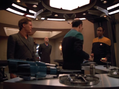 They carry out an investigation and find some nano probes laying around