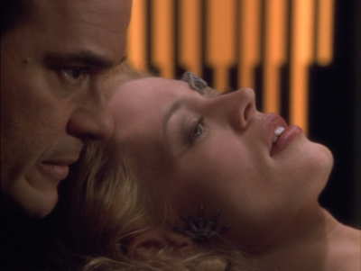 They figure out a way to have Seven go back into the holodeck, but not be under the mind control