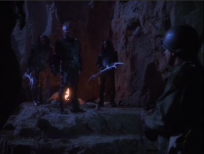 They even try to get some help from Neelix and his Klingon pals