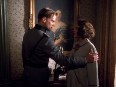 B'Elanna lets a Nazi touch her shoulder to get intel