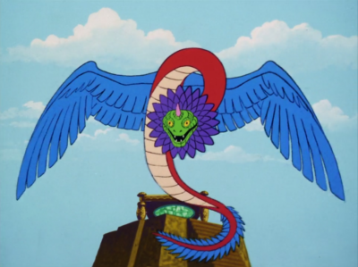 So Kukulkan shows up again. He's kind of mad that no one knows how he is