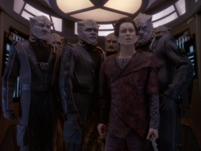 Weyoun! and a squad of Jem'Hadar were tracking down Jem'Hadar that turned against the Dominion