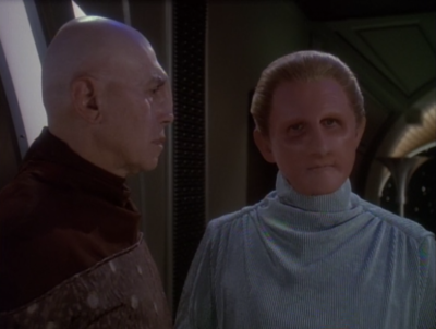 According to his culture's goofy rules, if Lwaxana marries Odo, then she can kept the child